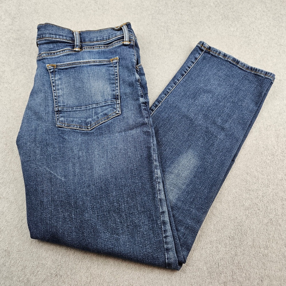ARIZONA JEAN CO Jeans Mens 38x32 Blue Relaxed Straight Denim Casual Workwear